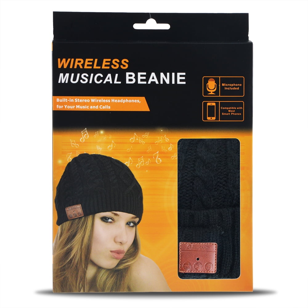 Pvendor Bluetooth Beanie Hat with Headphone Wireless ...