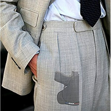 Garrison Grip Custom Fit Leather-Trimmed Pocket Holster Concealed Carry Comfort, GLOCK 42 G42 380