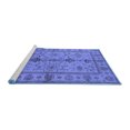 thumbnail image 2 of Ahgly Company Machine Washable Indoor Rectangle Oriental Blue Traditional Area Rugs, 2' x 3', 2 of 4