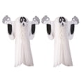 thumbnail image 1 of 2PCS Ghost Decoration 3D Honeycomb Paper Flying Ghost Scary Decor Creepy Halloween Party Decor, 1 of 5