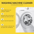 thumbnail image 6 of Washing Machine Cleaner, 120ml Washer Cleaner Deep Cleans Inside Drum, Remove Odors & Residue, Compatible with Top Load and Front Load Washers, Monthly Use Maintains Efficiency, 6 of 11