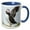 Blue/White, variant on 3drose, Atlantic Puffin on Mykines, Faroe Islands, Denmark., 11oz Mug