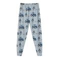thumbnail image 6 of WUANDIXFA Toddler Boys Pajamas Long Sleeve Crew Neck Cartoon Printing Top and Pants PJ Set Sleepwear Boys Outfits Sets Kids Pajamas,Green,6-7 Years, 6 of 8