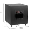 thumbnail image 2 of Monoprice Bocina 12 Inch Subwoofer de 150 W, Negro (109723), 2 of 7