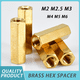 thumbnail image 2 of 5-40pcs Brass Hex Spacer M2 M2.5 M3 M4 M5 M6 Brass PCB Motherboard Standoffs Nut Hexagon Copper Column Standoff Bolt Screw, 2 of 4