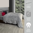thumbnail image 4 of Cobertor Ligero King Size Elefantito Argón Color Gris Premium Jacquard 3D, 4 of 7