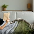 thumbnail image 3 of Architecture Soft Flannel Fleece Throw Blanket, Sculptured Greenery on the Grounds of Achillion Palace Corfu Island, Cozy Plush for Indoor and Outdoor Use, 50" x 70", Green Beige, by Ambesonne, 3 of 5