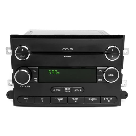 Restored 2008 Ford Fusion Mercury Milan AM FM Mp3 6 Disc CD Player Radio 8E5T-18C815-BF (Refurbished)