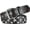 Black-star-1, variant on Metal Punk Rock Rivet Studded Belt for Women Men, Gothic Belt with Bright Pyramid Studs