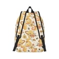 thumbnail image 3 of Balery Groovy Floral Vintage Canvas Backpack for Men and Women - Large Capacity, Durable Travel Laptop Bag for School, Work, Hiking, and Outdoor Activities, 3 of 7