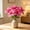 Hot Pink, variant on Miwamany Artificial Flowers 5 Heads Real Touch Silk Fake Flower Arrangement, Vibrant Red Faux Hibiscus Bouquet for Home Decor Living Room Table Vase Wedding Boho Centerpiece