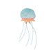 thumbnail image 5 of Escultura de pared de medusas para colgar en la pared, diseño de medusas con temática de playa Azul claro, 5 of 9