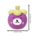 thumbnail image 4 of Squeaky Latex Dog Toys Funny Fruit Animal Design, Interactive Chew Toy for Puppies Small Medium Dogs, Pet Toy for Play Training, Easter Gifts Valentines Day Gifts, Yellow, 4 of 7