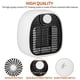 thumbnail image 4 of Enchufe De La Ue 650W / 1000W Mini Calentador Portátil Con Ajuste De Temperatura De 3 Engranajes Calentador Pequeño Para Interiores Calentador Eléctrico De Escritorio De Calentamiento Rápido Serendint HA027660-02, 4 of 7