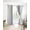 Grey, variant on Red Solid Color Texture Blackout Curtains 90 Inches Long for Bedroom, Simple Red Stripes Thermal Insulated Room Darkening Black Out Window Curtain Panels Grommet Drapes for Living Room