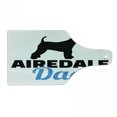 thumbnail image 1 of Airedale Cutting Board, Pop Terrier Family Dog Lover Silhouette Simplistic Pattern, Decorative Tempered Glass Cutting and Serving Board, in 3 Sizes, by Ambesonne, 1 of 2