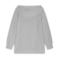 thumbnail image 5 of Bnwani Big Girls Hoodies Long Sleeve Fleece Sweatshirt Plain Pullover, 5 of 6