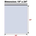 thumbnail image 2 of FungLam 19 x 24 Inch Large Poly Mailers 200 Pcs Grey Self Adhesive Shipping Bags for Clothing, Waterproof and Tear-Proof Postage Postal Envelopes, 2 of 9