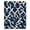 Blue, Pattern 10, variant on ODIKA 4' x 6' Machine Washable Non-Slip Area Rug, geometric geometric High Traffic Rug, Blue, 1003945