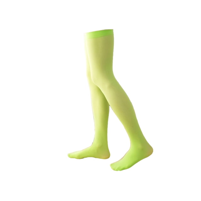 Guardurnaity 1 par de calcetines hasta la rodilla para mujer de 40 cm JK, varios colores, personalidad, estilo pijo, medias hasta el muslo para Medias Verde fluorescente