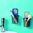 thumbnail image 4 of AAOMASSR Cute Monster Wall Mounted Toothbrush Holder Cup Punch Free Storage Rack Bathroom Supplies Organizer Bathroom Accessories, 4 of 5