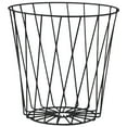 thumbnail image 2 of Metal Mesh Round Garbage Can, Small Trash Bin for Bathroom, Kitchen & Office, Modern Design with Large Opening, Durable Metal Waste Basket for Small Spaces, 2 of 6