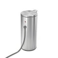 thumbnail image 2 of simplehuman 9 oz. Touch-Free Automatic Rechargeable Sensor Liquid Soap Dispenser, Brushed Stainless Steel, 2 of 6