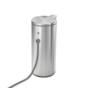 simplehuman 9 oz. Touch-Free Automatic Rechargeable Sensor Liquid Soap Dispenser, Brushed Stainless Steel