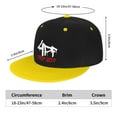 thumbnail image 4 of Lil Baby 4pf Kid'S Cartoon Baseball Cap,Adjustable Hip Hop Hat Flat Brim, Breathable Sun Hat For Boys Girls Yellow, 4 of 7
