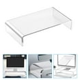 thumbnail image 1 of IFANLANDOR Laptop Heightening Base Office Computer Stand Acrylic Transparent 1Pcs Office Workers Daily Work Back to School, 1 of 8