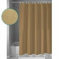 thumbnail image 4 of Pure Khaki Waterproof Fabric Shower Curtain, Simple Solid Color Shower Curtain for Bathroom Curtains Bathtubs Hotel Washable Shower Curtains with 12 Hooks Extra Long 72x84, 4 of 6