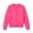 Hot Pink, variant on HAiming Kids Cardigan Button down Shirts Long Sleeve Comfy Loose Casual Solid Color Scoop Neck Blouses Vacation Outwear Tops