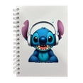 thumbnail image 3 of Set de 2 libretas pasta dura estilo francés, una color blanco y una negra, Stitch, 3 of 5