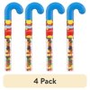 (4 pack) Lemonhead Chewy Fruit Mix Candy Cane Stocking Stuffer, 1.9 oz