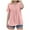 Pink, variant on yueewhu Linen Tops for Women Summer Work Shirts Trendy Button Down V Neck Boho Clothes Spring Tops for Women 2026 (Purple, XL)