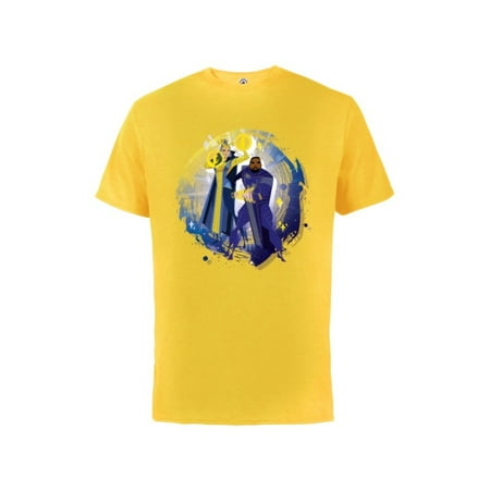 Marvel Eternals Stylized Cartoon Phastos and Ajak - Short Sleeve Cotton T-Shirt for Adults - Customized-Sunflower