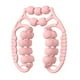 thumbnail image 2 of Rodillo de masaje de 21 ruedas para ejercicios de brazos, manual, para deportes en interiores Rosa, 2 of 8