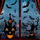 thumbnail image 2 of 1 Set Spooky Pvc Wall Stickers Self-adhesive Halloween Dryad Background Sticker Home Decor, 2 of 5