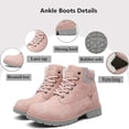 thumbnail image 2 of Botas de nieve Eagsouni de piel impermeable con forro de piel para invierno, 2 of 6