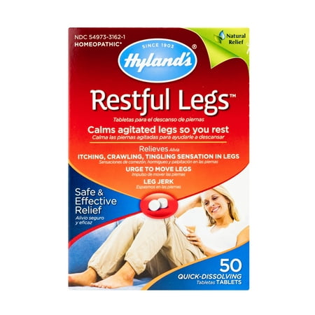 Hyland's Restful Legs Tablets, Natural Relief of Itching, Crawling ...