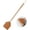 1 Brown, variant on Indoor Leather Fly Swatter - 2 Pack Long Handle Heavy Duty Fly Swatter with Hanging Rope, Wood Fly Swatter Manual for Kitchen/Home Indoor and Outdoor Flies