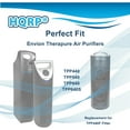 thumbnail image 3 of HQRP 2-Pack HEPA Filter Compatible with Envion Therapure TPP440F TPP440 TPP540 TPP640 TPP640S Air Purifier, 3 of 9