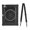 Black, variant on GONCON Ultra Thin Heavy Duty Shockproof Tablet Case 11 inches / 25.4 cm Dual Layer Rugged Drop Proof Protective Cover Stand Holder Adjustable Shoulder Strap for Apple iPad Pro 2022 2021 Grey