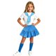thumbnail image 2 of Odeerbi Niñas 4 Piezas Preppy Traje Manga Corta Camiseta + Falda Plisada En Capas + Chal + Calcetines Escenario Conjunto de Rendimiento, 2 of 8