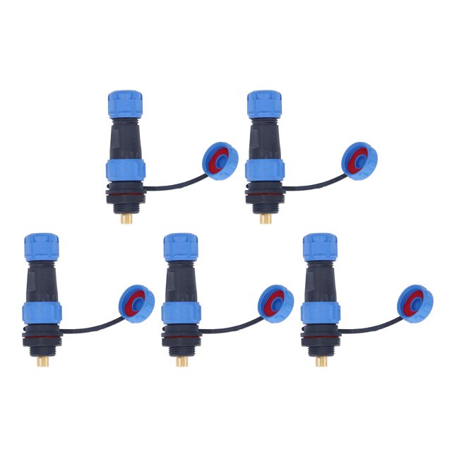 Conector De Mamparo De Aviación Macho Hembra Soldado, Carcasa 5A PA66 AC125V Conector De Cable De Alimentación Eléctrica Industrial Sin Fugas Para Equipos De Comunicación