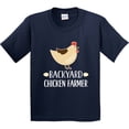 thumbnail image 3 of Inktastic Backyard Chicken Farmer Youth T-Shirt, 3 of 5