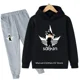 thumbnail image 3 of Conjunto de sudadera y pantalones con capucha para niños, 2 piezas, ropa de abrigo de Anime Goku, regalo para niños, 3 of 5