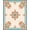 Brown, Pattern 1, variant on ODIKA 4' x 6' Machine Washable Non-Slip Area Rug, Middle Eastern Leaf High Traffic Rug, Ivory, 407813