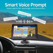 URFRU 9 inch GPS Navigation with Offline Maps for Truck, RV, Pickup and Car