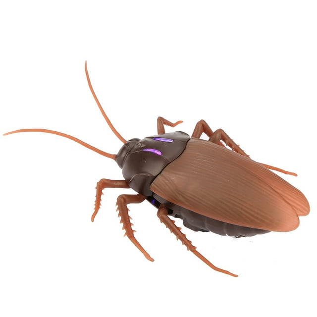 Juguete de Cucaracha falsa con control remoto, Insectos DiverTidos y Aterradores para Niños, Control Por Infrarrojos, Broma de Halloween, Regalo de NaviDad